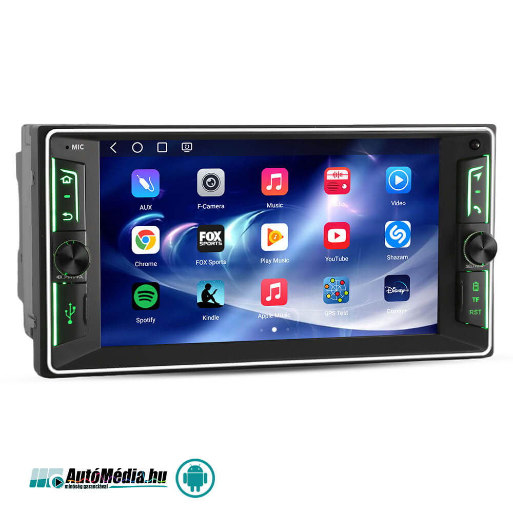 Toyota Hilux, Celica, Rav4 Gyári Megjelenésű ANDROID (8GB + 128GB) Multimédia (TOYOTA 2000-2012) Magyar nyelvű GPS Navigáció, Fejegység (4G SIM + CARPLAY) 2 ÉV Garancia - Image 4