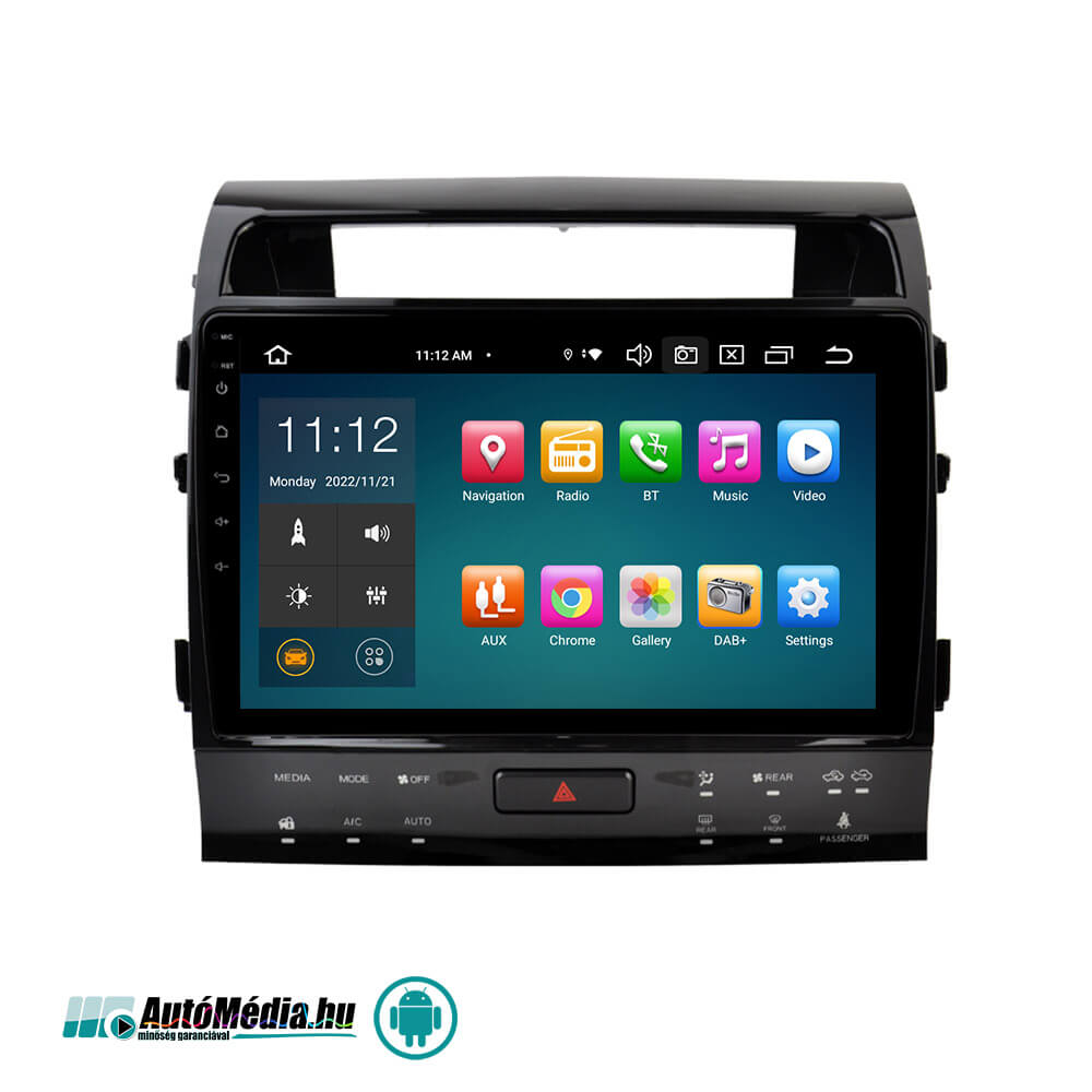 Toyota Land Cruiser 200 Gyári Megjelenésű ANDROID Multimédia (TOYOTA LC200 2007-2017) Magyar nyelvű GPS Navigáció, Fejegység (4G SIM + CARPLAY) 2 ÉV Garancia - Image 2