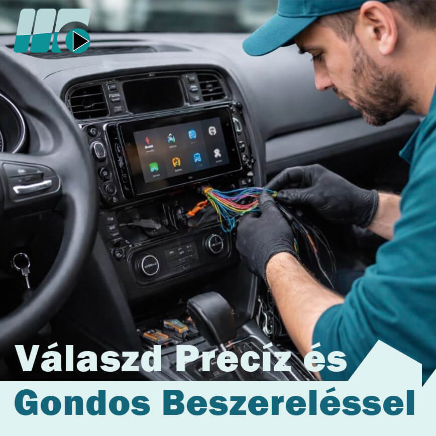 Mercedes-Benz Sprinter Gyári Megjelenésű ANDROID Multimédia (MERCEDES 2018-2026) Magyar nyelvű GPS Navigáció, Fejegység (4G SIM + CARPLAY) 2 ÉV Garancia - Image 5